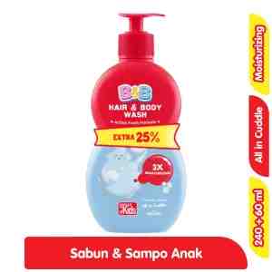 BB Sabun Mandi  Sampo Anak Cuddle 240  60 ml - BB Sabun Mandi  Sampo Anak Cuddle 240  60 ml