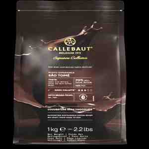 CHOC DARK RUSTIC SAO TOME 70 1KG  CALLEBAUT CHD-Q1RUSTO