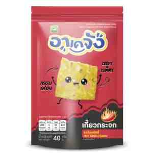 40 Akejang Wonton Crisps Hot Chilli Flavor 40g. - Akejang Wonton Crisps Hot Chilli Flavor 40g.