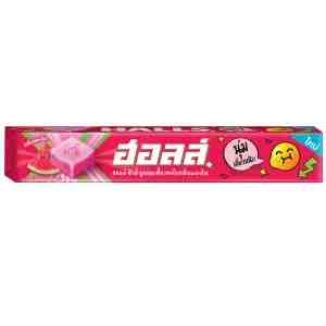 47_HallsChews WatermelonChewy 47g - Halls Chews Watermelon Flavored Chewy Candy 47g.