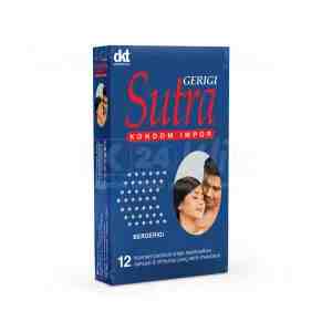 SUTRA GERIGI 1 Pcs Isi 12 - Kondom - SUTRA GERIGI 12Smerupakan alat kontrasepsi dalam b