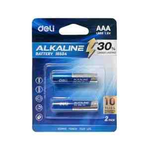 DELI ALKALINE BATTERY AAA2 1.5V 44.5MM 2S - DELI ALKALINE BATTERY AAA2 1.5V 44.5MM 2S