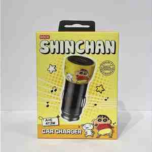 ROCK Shinchan Car Charger 47.5W  Sound Wave - Pengisi daya mobil dengan daya 47.5W dan desain ge