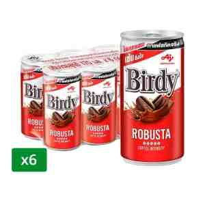 170 .x6 BIRDY Robusta Coffee 170 ml. Pack 6