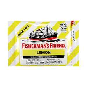 FISHERMANS Sugar Free Lemon Lozenges 25g - 52060