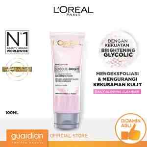 LOreal Paris Glycolic Bright Glowing Daily Cleanser Foam 100Ml 3105861 - LOreal Paris Glycolic Bright Glowing Daily Cleans