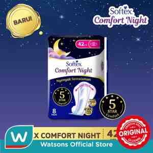 SOFTEX COMFORT NIGHT 42CM 8S - SOFTEX COMFORT NIGHT