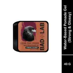 BAD LAB Water-based Pomade Gel, Strong Glossy 40G - LOCKS THAT ROCKS - 1003164