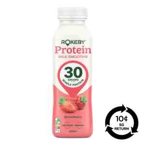 Rokeby Farms Strawberry Protein Smoothie 425ml - Rokeby Farms Strawberry Protein Smoothie 425ml