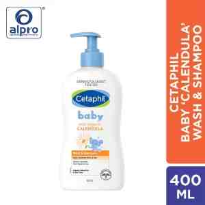 CETAPHIL BABY WASH  SHAMPOO WITH ORGANIC CALENDULA 400ML - Nama Produk CETAPHIL BABY WASH  SHAMPOO WITH ORG