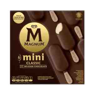 Magnum Mini Classic Ice Cream 45ml x 6 - Magnum Mini Classic Ice Cream 45ml x 6