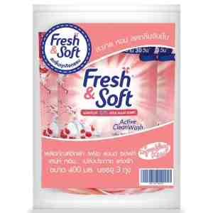 400X3_FreshandSoftSparkling 400mlX3 - Fresh and Soft Liquid Detergent Active Clean Wash