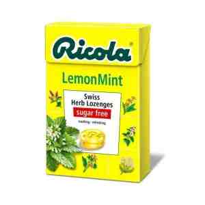 RICOLA Ricola LemonMint Lozenges 45G 52398 - RICOLA Ricola LemonMint Lozenges 45G