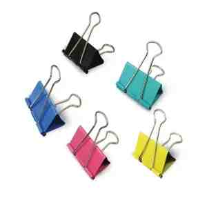 GIRAFFE 4 COLOR BINDER CLIP 19MM - GIRAFFE 4 COLOR BINDER CLIP 19MM