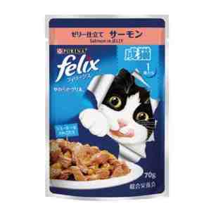 FELIX ADULT SALMON POUCH 85G