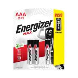 Energizer Baterai Alkaline Max AAA 1pcs - pEnergizer Battery AAA Bonus Pack 21.pp