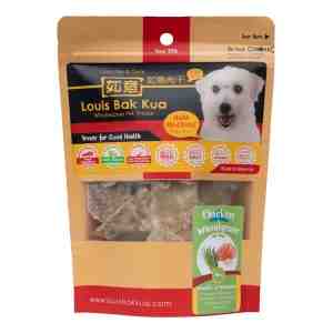 LOUIS BAK KUA  Chicken Oat Chips With Wheatgrass 60g - FeaturesLouis Bak Kua Chicken Oat Chips with Whea