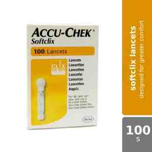Accu-Chek Softclix Lancets 100s  63570 - Accu-Chek sterile softclix lancets uniquely design