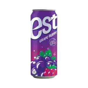 EST Soft Drink Grapeberry Flavor Can 325 ml.