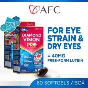 AFC Diamond Vision PRO Twin Pack Dietary Supplement Softgel 60s x 2 68129 - AFC Diamond Vision PRO Twin Pack Dietary...