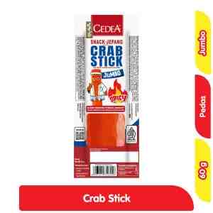Cedea Crab Stick Jumbo Pedas 60 g - Cedea Crab Stick Jumbo Pedas 60 g