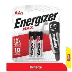 Energizer Max Baterai AA 2 pcs - Energizer Max Baterai AA 2 pcs