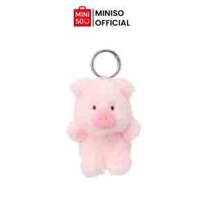 Gift Bear Friends Collection Plush PendantPiggy - Gantungan tas boneka babi pink imut lembut Gift Be