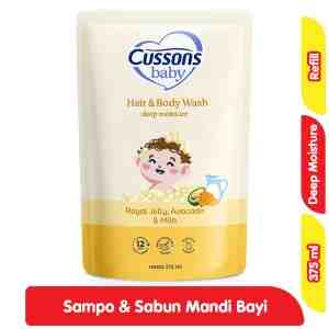 Cussons Baby Deep Moisture Sampo  Sabun Mandi Bayi Refill 375 ml - Cussons Baby Deep Moisture Sampo  Sabun Mandi Bay