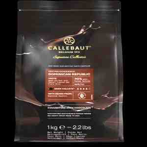 CHOC DARK DOMINICAN REPUBLIC 70 1KG  CALLEBAUT CHD-P1ZEDOM