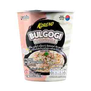 KORENO   65 . Bulgogi Carbonara Cream Sauce Noodles Cup 65 g.