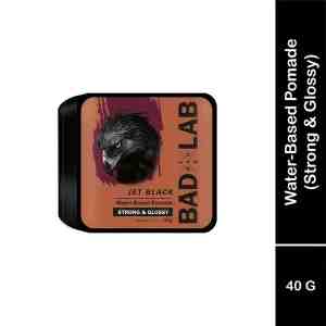 BAD LAB WATER-BASED POMADE STRONG  GLOSSY 40g JET BLACK - 94877