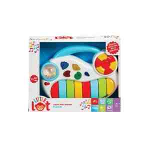 Addo Little Lot Lights And Sounds Piano Travel Toys - Mainan motorik halus, mendorong permainan imajinat