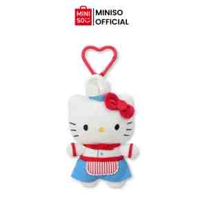 Hello Kitty Retro Diner Collection 4in. Standing-posture Cook Plush Pendant - Pendant Hello Kitty Retro Diner cook plush...