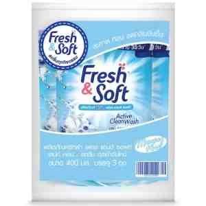 400X3_FreshandSoftMorning 400mlX3 - Fresh and Soft Liquid Detergent Active Clean Wash