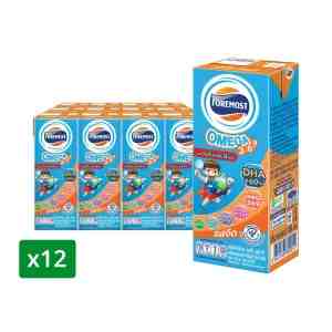 180 . X 12 FOREMOST Omega UHT Plain Flavor 180 ml. X 12