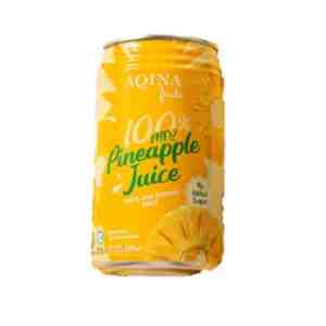 AQINA MD2 PINEAPPLE JUICE 330ML - AQINA MD2 PINEAPPLE JUICE 330ML