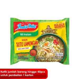 INDOMIE MI INSTANT SOTO LAMONGAN PCK 80GR