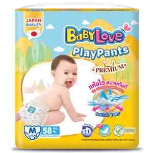 M 58 Baby Love Play Pants M 58pcs - Baby Love Play Pants Nano Plus M 58pcs.