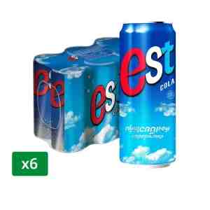 EST Cola Soft Drink Can 325 ml. x 6 units