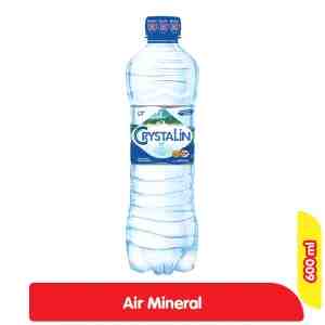 Crystalin Air Mineral Botol 600 ml - Crystalin Air Mineral Botol 600 ml