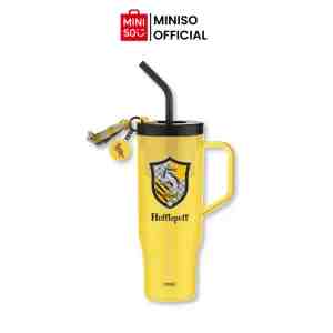 Harry Potter Plastic Tumbler with Straw 1250mLYellow - Tumbler Harry Potter yellow 1250ml dengan sedotan,