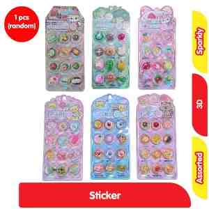 ByDesign Stiker 3D Mainan Anak Assorted - ByDesign Stiker 3D Mainan Anak Assorted