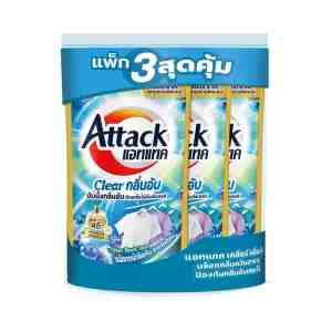 ATTACK Clear Malodor Concentrated Liquid Detergent530mlx3