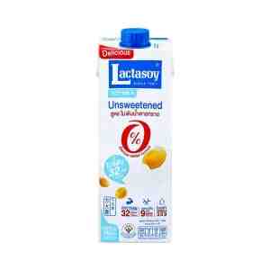LACTASOY UHT Soy Milk Plain Unsweetened 1000 ml.
