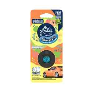 Glade Vent Clip Apple and Peach Starter Kit 2ml - Automotive air freshener starter set that provides