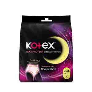 KOTEX Overnight Panties Sleepwell size L-XL 2s 32461 - KOTEX Overnight Panties Sleepwell size L-XL Now I