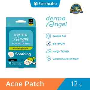 Derma Angel Acne Patch Plus Salicylic Acid Night 12S - Derma Angel Acne Patch Plus with Salicylic Acid Ni