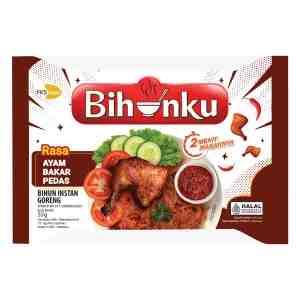 Bihunku Bihun Instan Goreng Ayam Bakar Pedas 55 g - Bihunku Bihun Instan Goreng Ayam Bakar Pedas 55 g