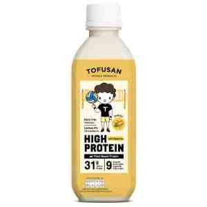 350._Tofusan Sweet Corn 350ml - Tofusan Soy Milk High Protein Sweet Corn 350ml.