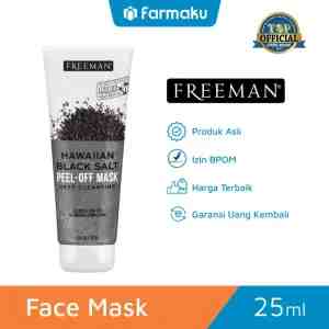 Freeman Peel Off Mask Hawaiian Black Salt Tube 175 ml - Freeman Hawaiian Black Salt Peel Off Mask adalah m